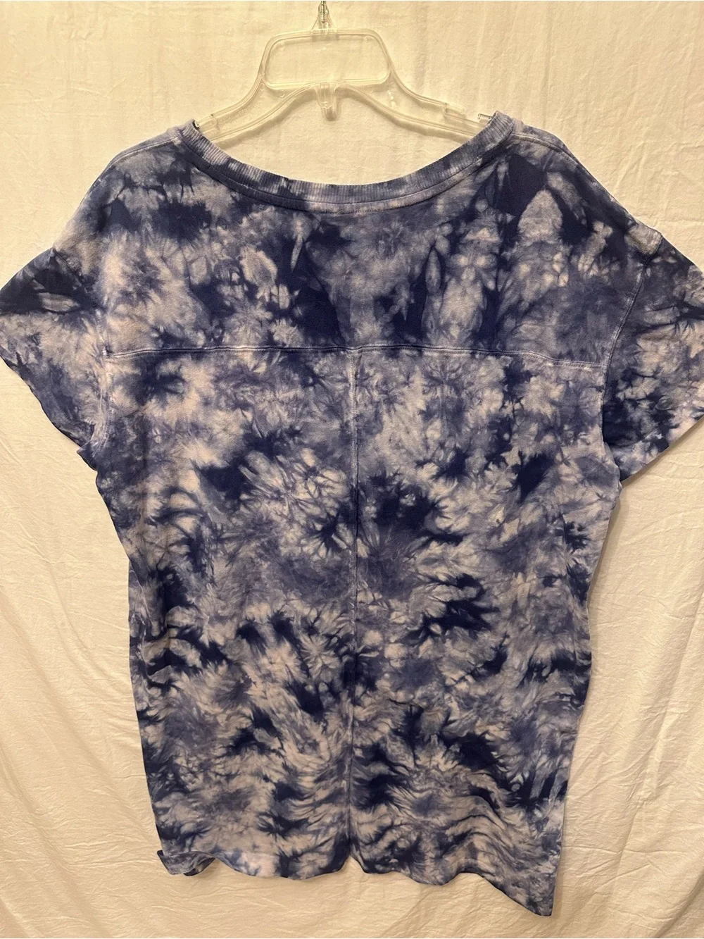 Old Navy “This Is So You” Blue Tie-Dye Tee | Women’s Plus 2X 100% cotton Top